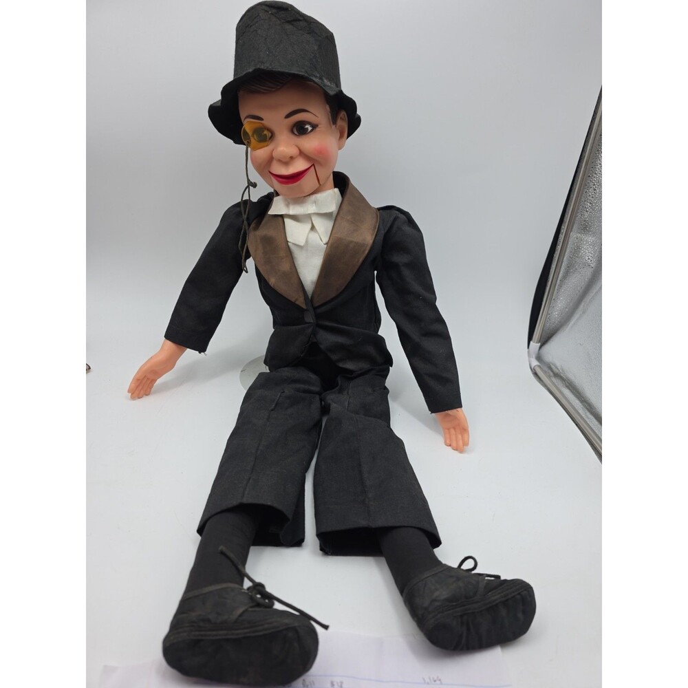 Vintage 1968 Juro Novelty 29" Charlie McCarthy Ventriloquist Doll Dummy
